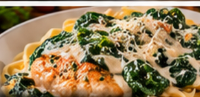 Chicken Florentine.