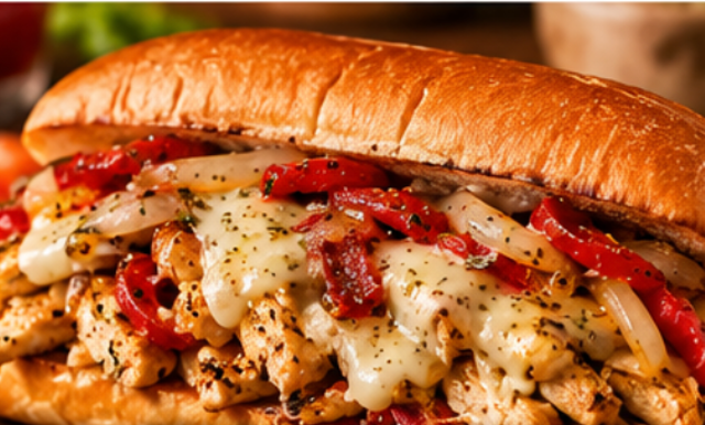 Italian Chicken Cheesesteak.