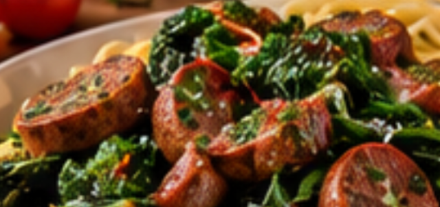 Sausage Broccoli Rabe.