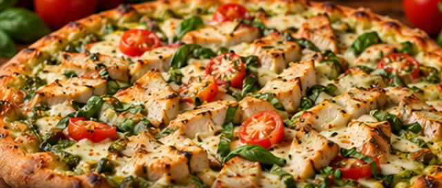 Grilled Chicken Pesto.