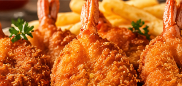 Butterfly Shrimp Platter.
