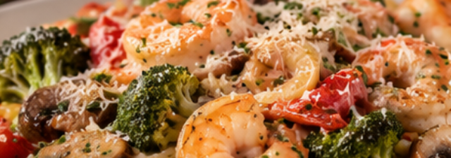 Shrimp Primavera.