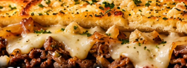 Garlic Bread Cheesesteak.